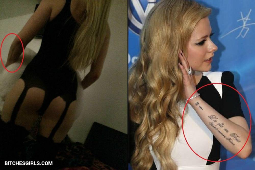 Avril Lavigne Nude Celebrity Leaked Tits Photos - #5