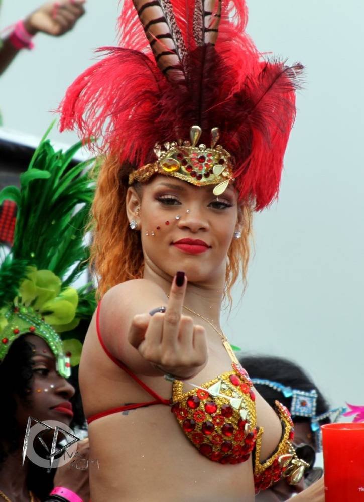 Rihanna Bikini Nip Slip Barbados Festival Photos Leaked - #28