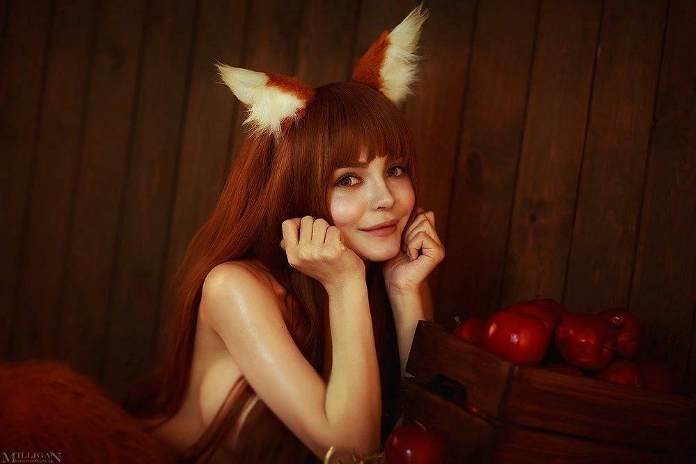 Kalinka Fox Holo Spice and Wolf Cosplay Patreon Video Leaked - #28
