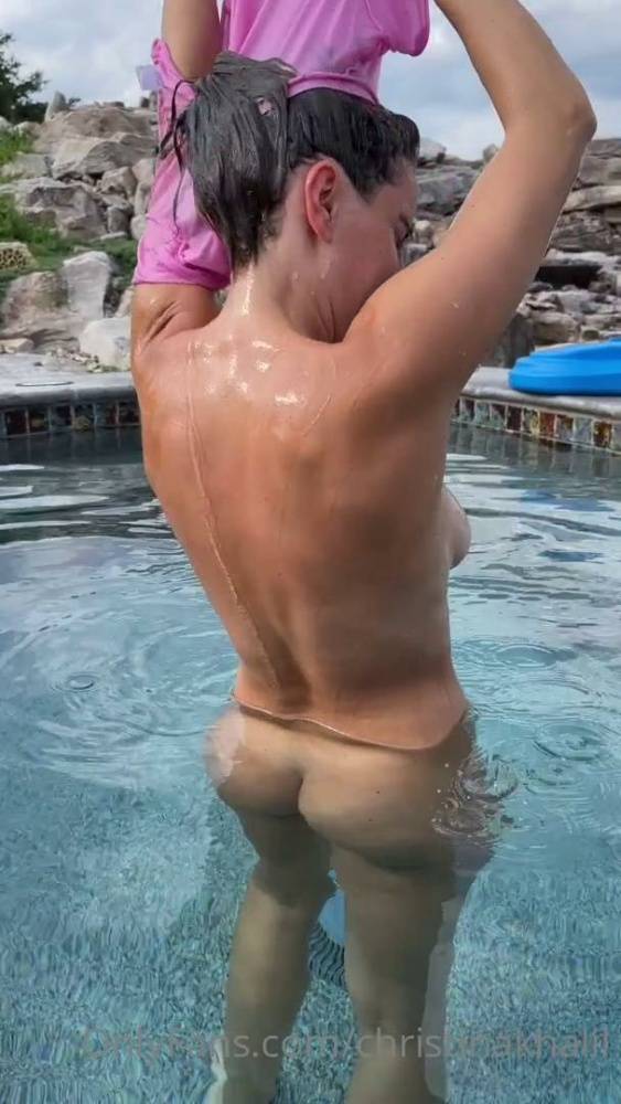 Christina Khalil Nude Wet T-shirt Strip Onlyfans Video Leaked - #23