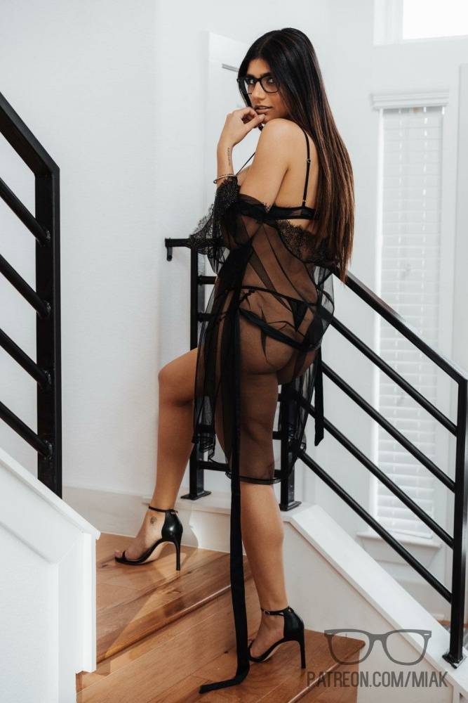 Mia Khalifa Lingerie Stiletto Heels Photoshoot Leaked - #24