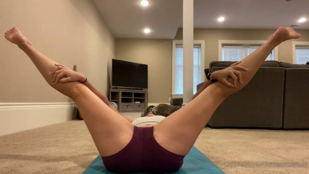 Christina Khalil Stretching Onlyfans Video Leaked - #4