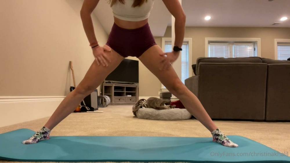 Christina Khalil Stretching Onlyfans Video Leaked - #5