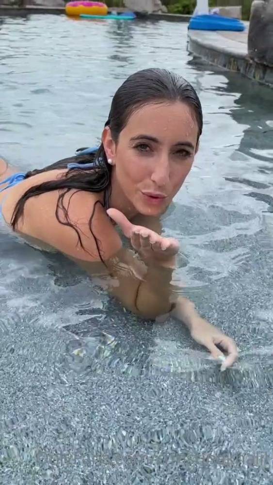 Christina Khalil Bare Ass Swimming Onlyfans Video Leaked - #7
