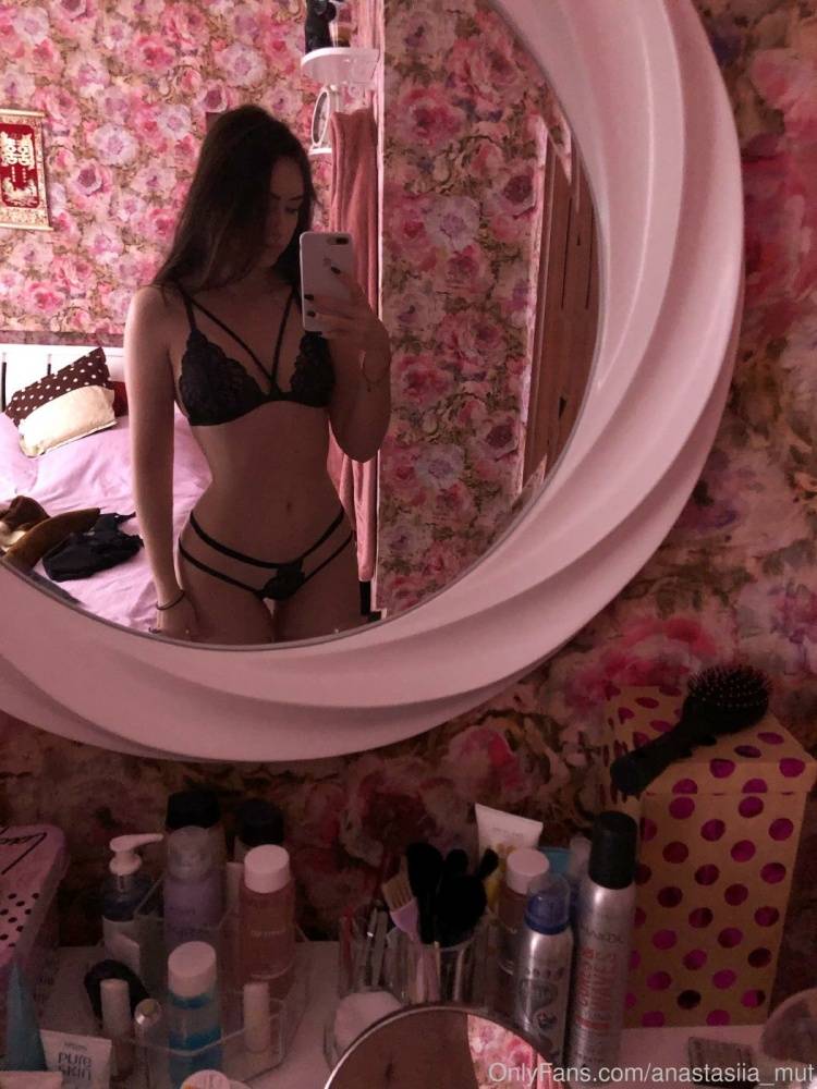 Anastasia Mut Black Thong Lingerie Onlyfans Set Leaked - #1