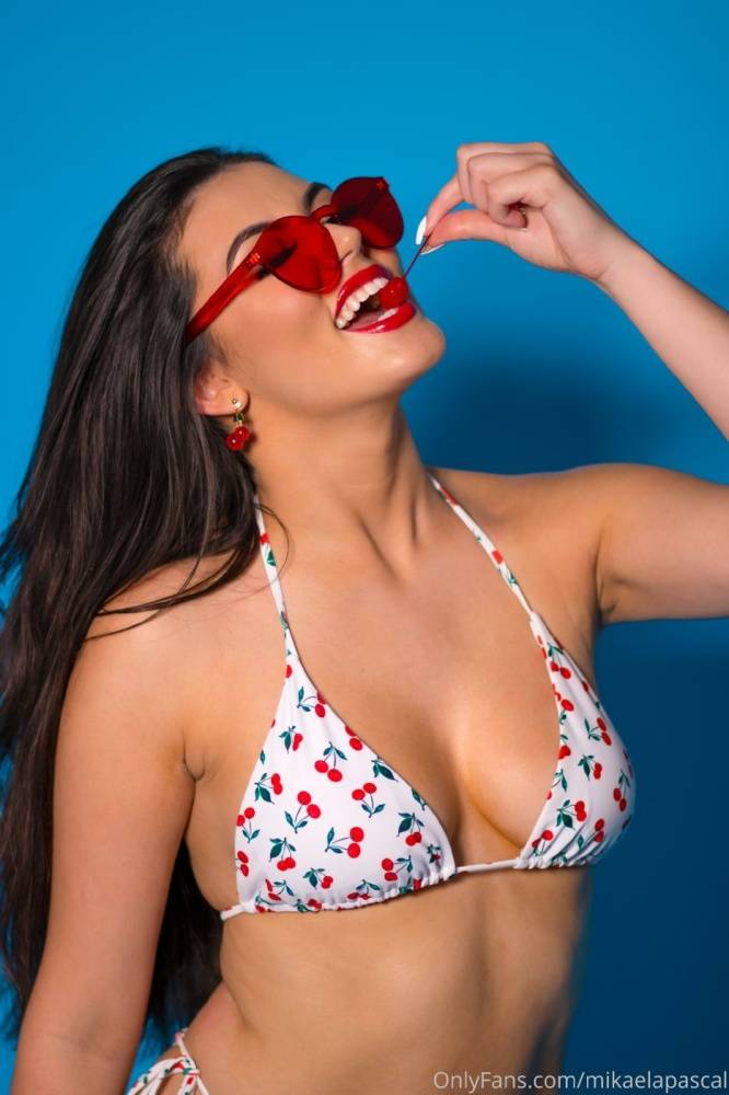 Mikaela Pascal Cherry Bikini Onlyfans Set Leaked - #10