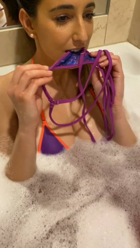 Christina Khalil Nude Bath Onlyfans Video Leaked - #5