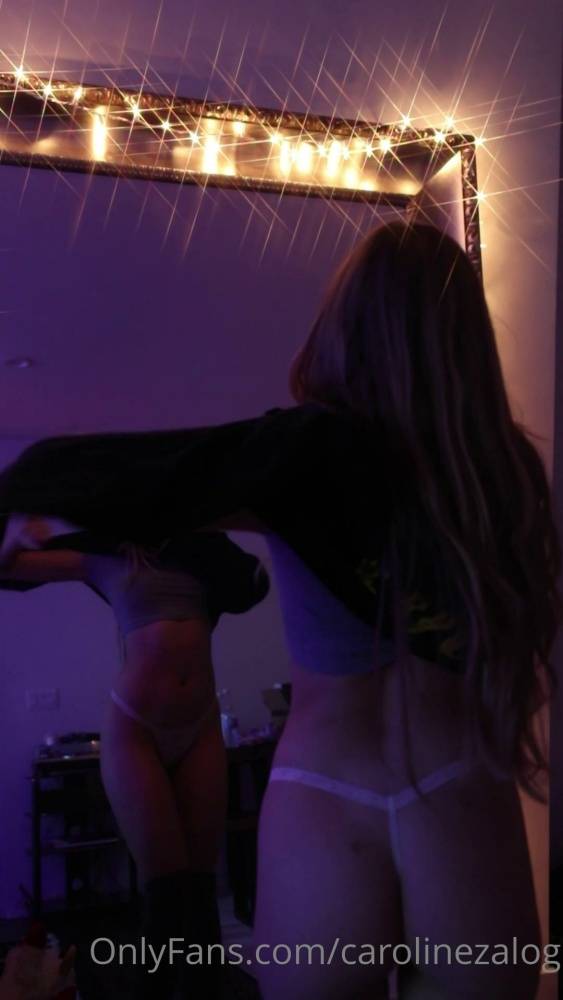 Caroline Zalog Nude POV Striptease Onlyfans Video - #13