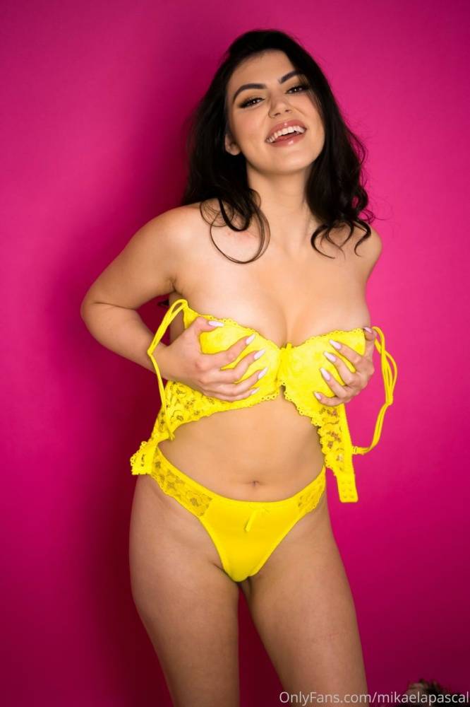 Mikaela Pascal Yellow Bikini Onlyfans Set Leaked - #2