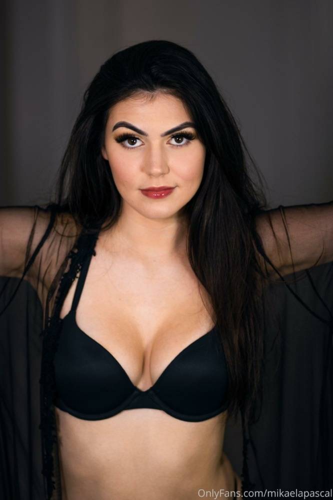 Mikaela Pascal Black Lingerie Onlyfans Set Leaked - #3