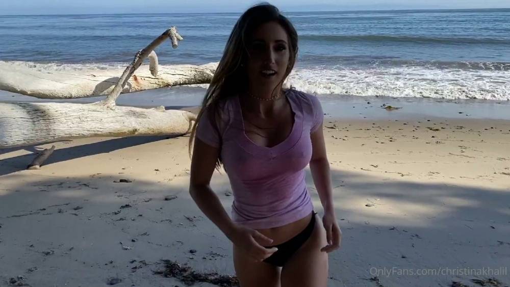 Christina Khalil Wet T-shirt Onlyfans Video Leaked - #1