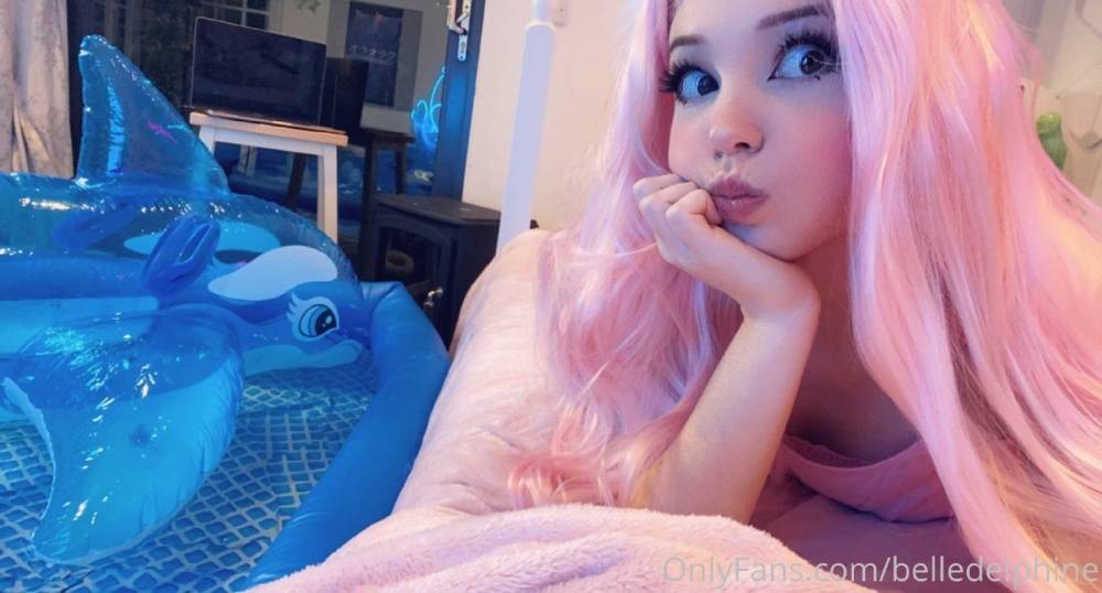 Belle Delphine Nude Pink Pajama Onlyfans Set Leaked - #21