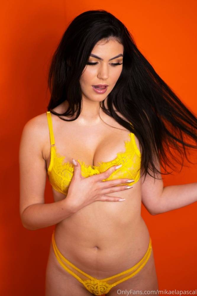 Mikaela Pascal Sexy Yellow Bikini Onlyfans Set Leaked - #7