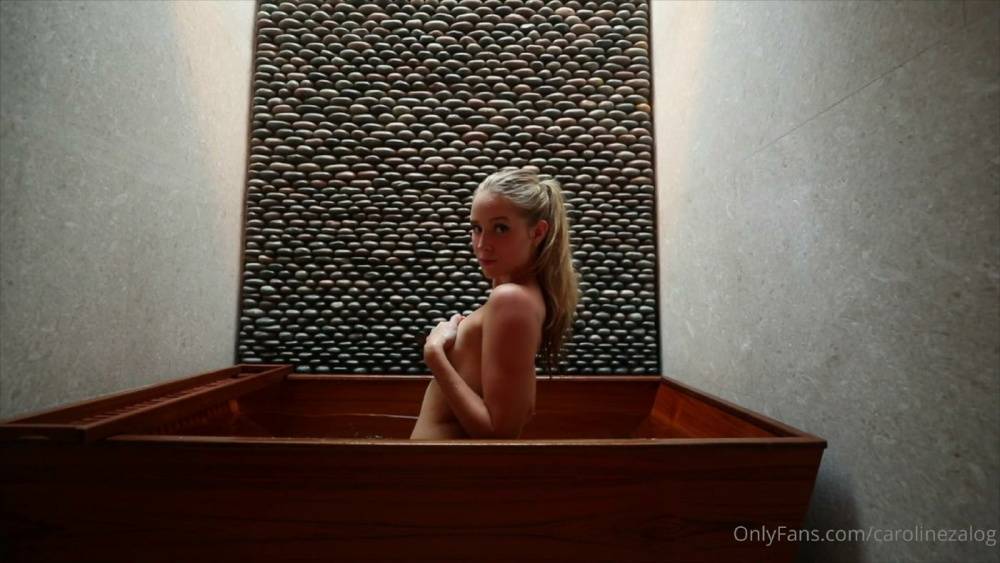 Caroline Zalog Nude Bath Onlyfans Video Leaked - #8