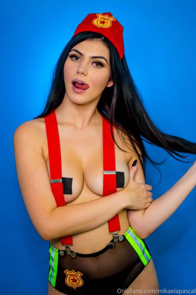 Mikaela Pascal Sexy Fire Fighter Onlyfans Set Leaked - #1