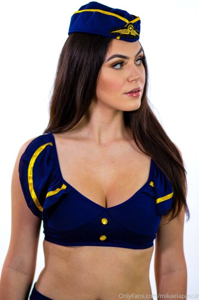 Mikaela Pascal Sexy Flight Attendant Onlyfans Set Leaked - #12