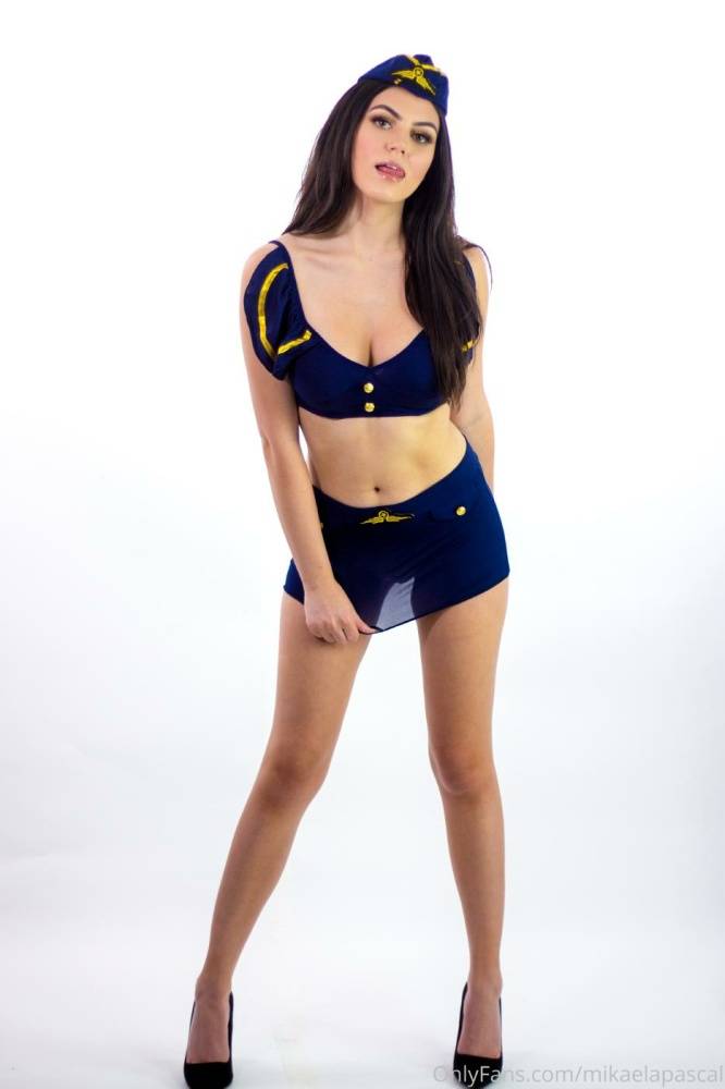 Mikaela Pascal Sexy Flight Attendant Onlyfans Set Leaked - #14