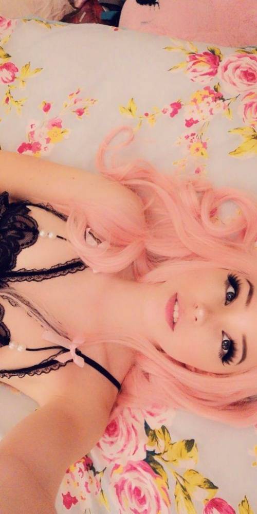 Belle Delphine Black Lingerie Leaked Onlyfans - #18