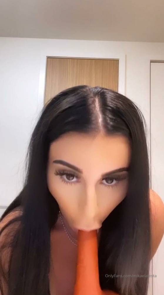 Mikaela Testa Dildo Blowjob Onlyfans Video - #1