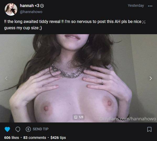 Hannah Owo Nude Nipple Reveal PPV Onlyfans Set Leaked - #4