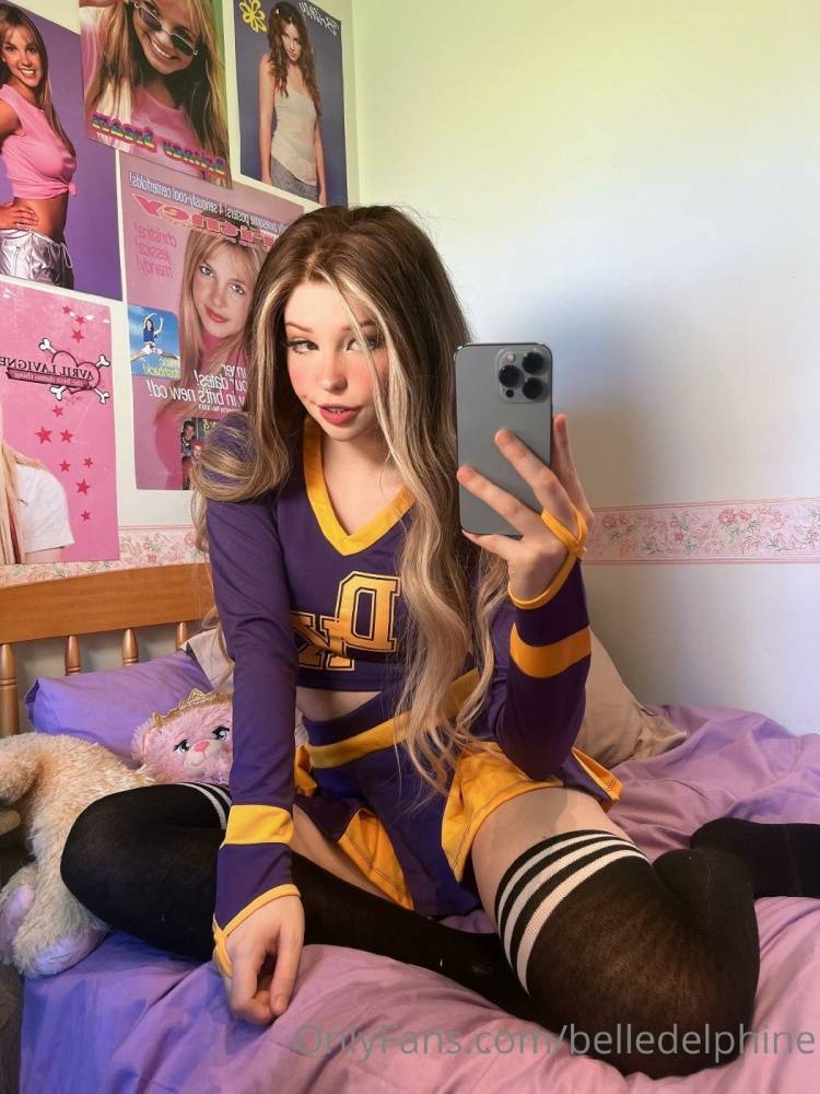 Belle Delphine Cheerleader Outfit Onlyfans Set Leaked - #30