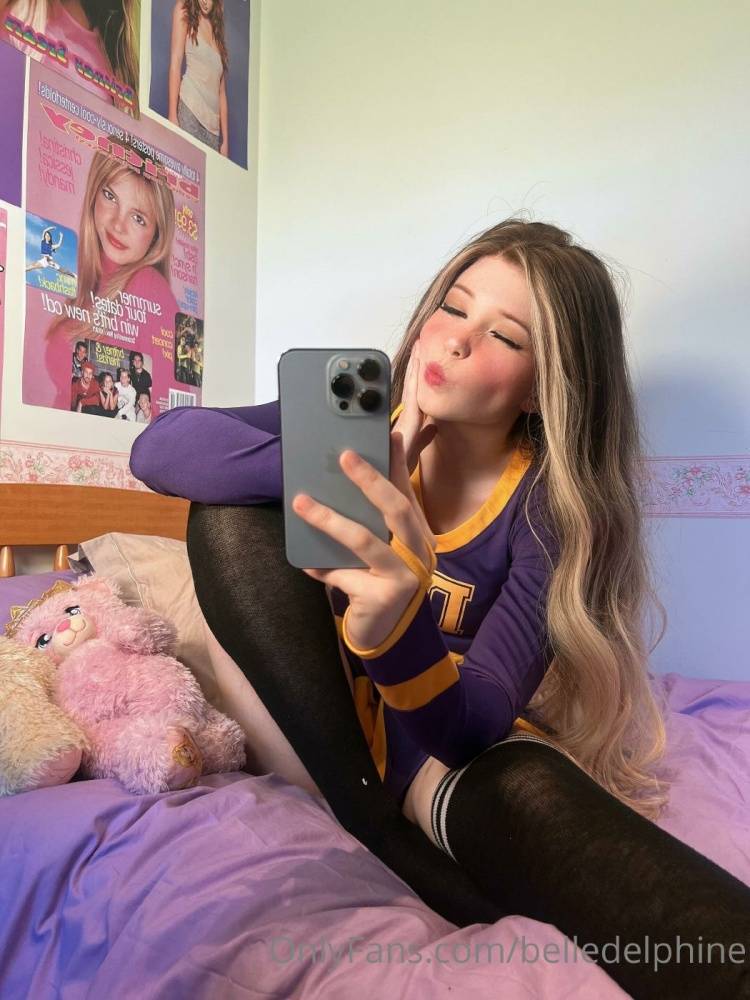 Belle Delphine Cheerleader Outfit Onlyfans Set Leaked - #26