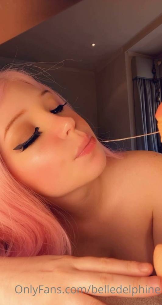 Belle Delphine Dildo Sloppy Blowjob PPV Onlyfans Video Leaked - #3