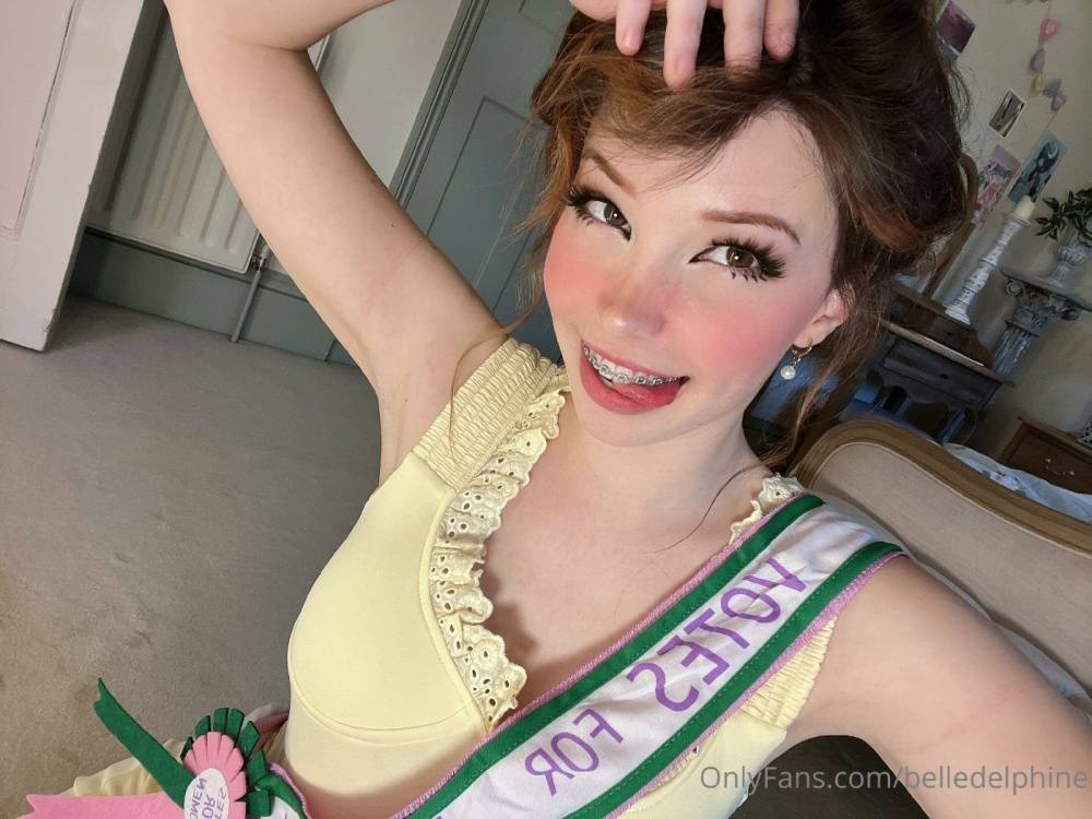 Belle Delphine Votes For Women Onlyfans Set Leaked - #15