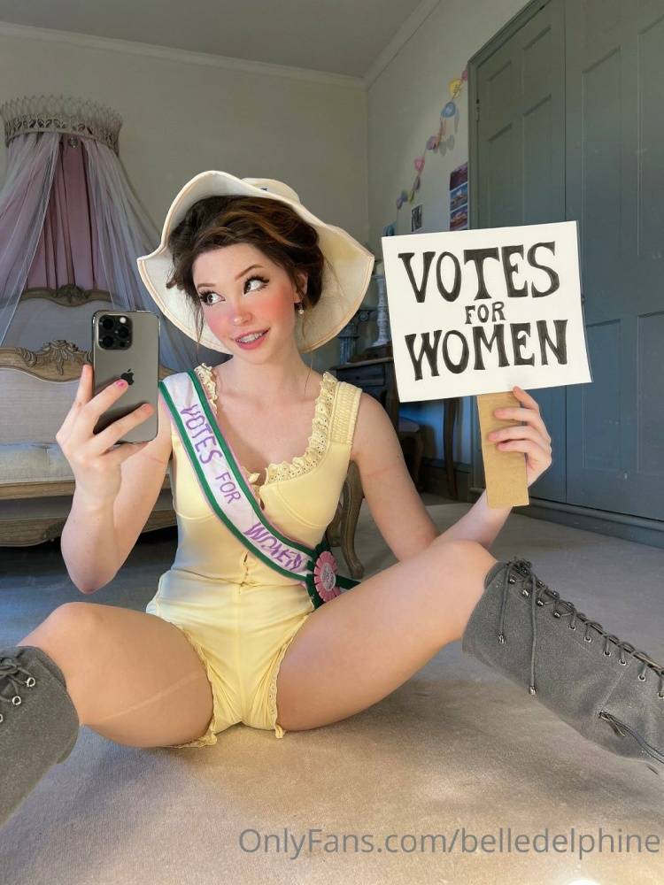 Belle Delphine Votes For Women Onlyfans Set Leaked - #30