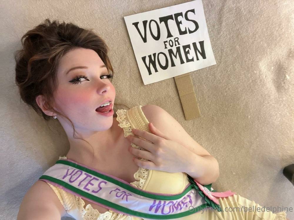 Belle Delphine Votes For Women Onlyfans Set Leaked - #21