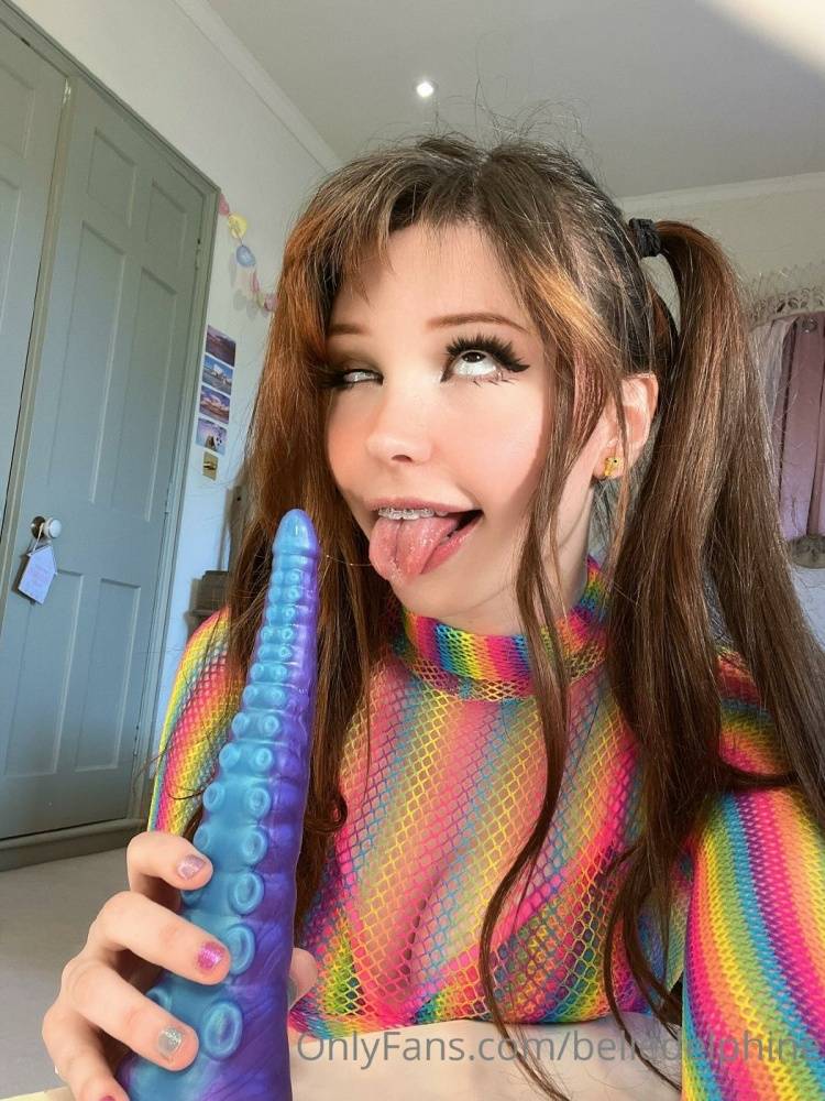 Belle Delphine Tentacle Dildo Blowjob Onlyfans Set Leaked - #17