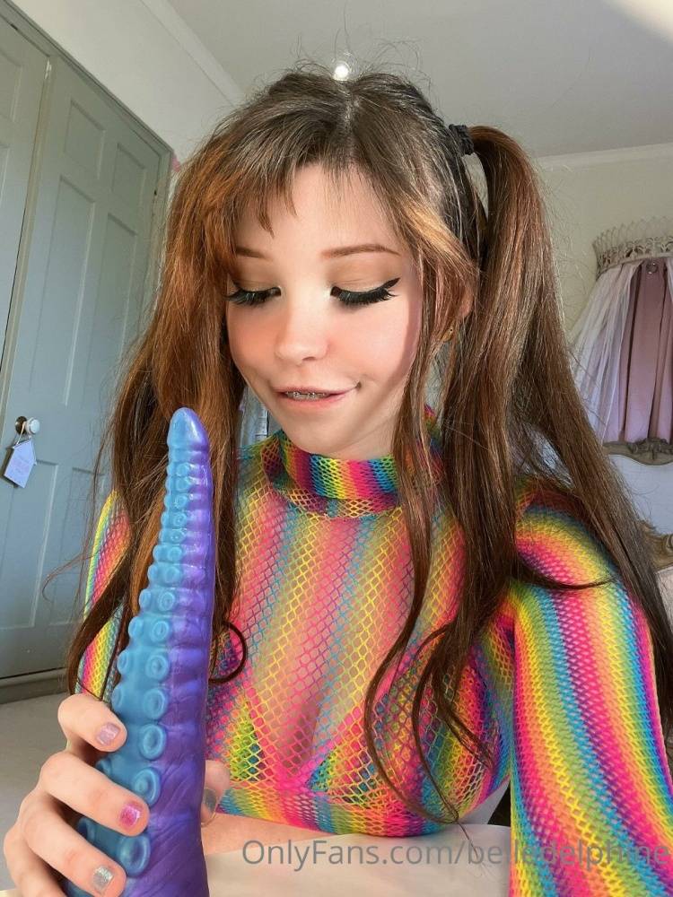 Belle Delphine Tentacle Dildo Blowjob Onlyfans Set Leaked - #3