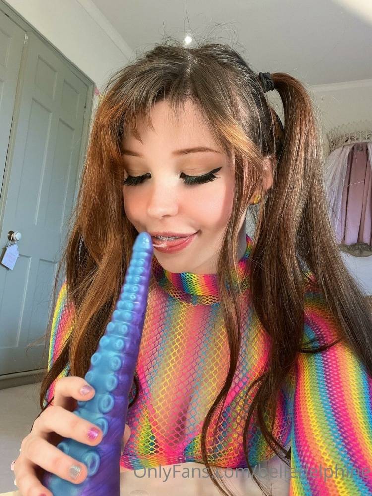 Belle Delphine Tentacle Dildo Blowjob Onlyfans Set Leaked - #24