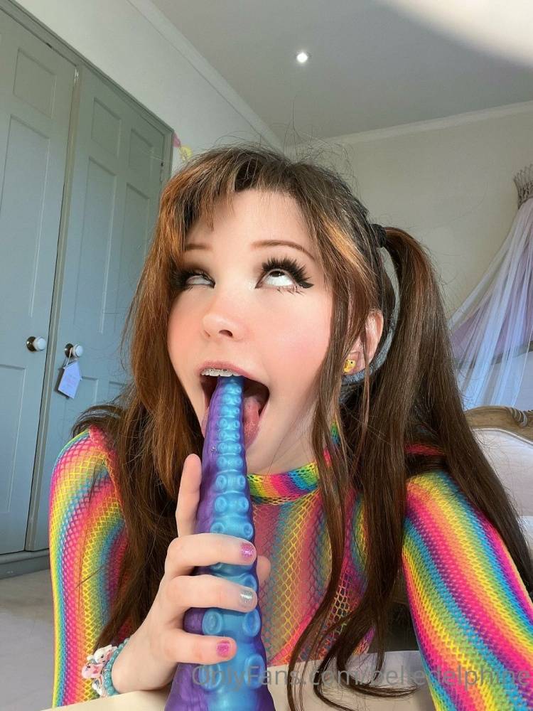 Belle Delphine Tentacle Dildo Blowjob Onlyfans Set Leaked - #23