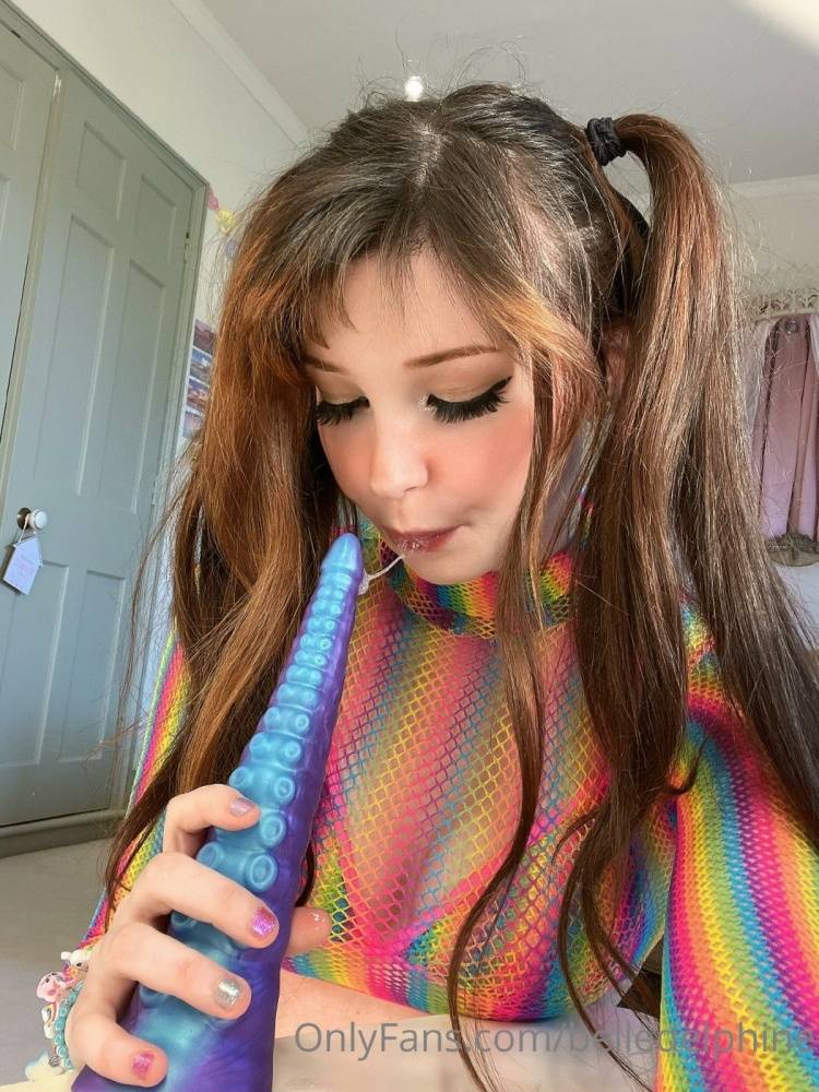 Belle Delphine Tentacle Dildo Blowjob Onlyfans Set Leaked - #19