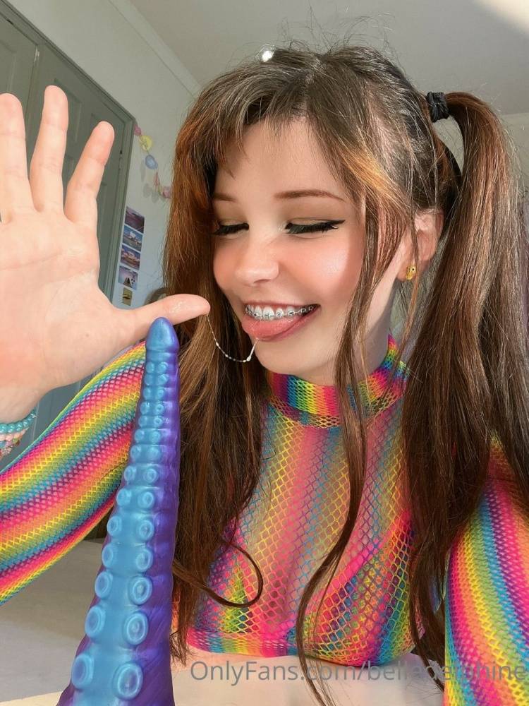 Belle Delphine Tentacle Dildo Blowjob Onlyfans Set Leaked - #1