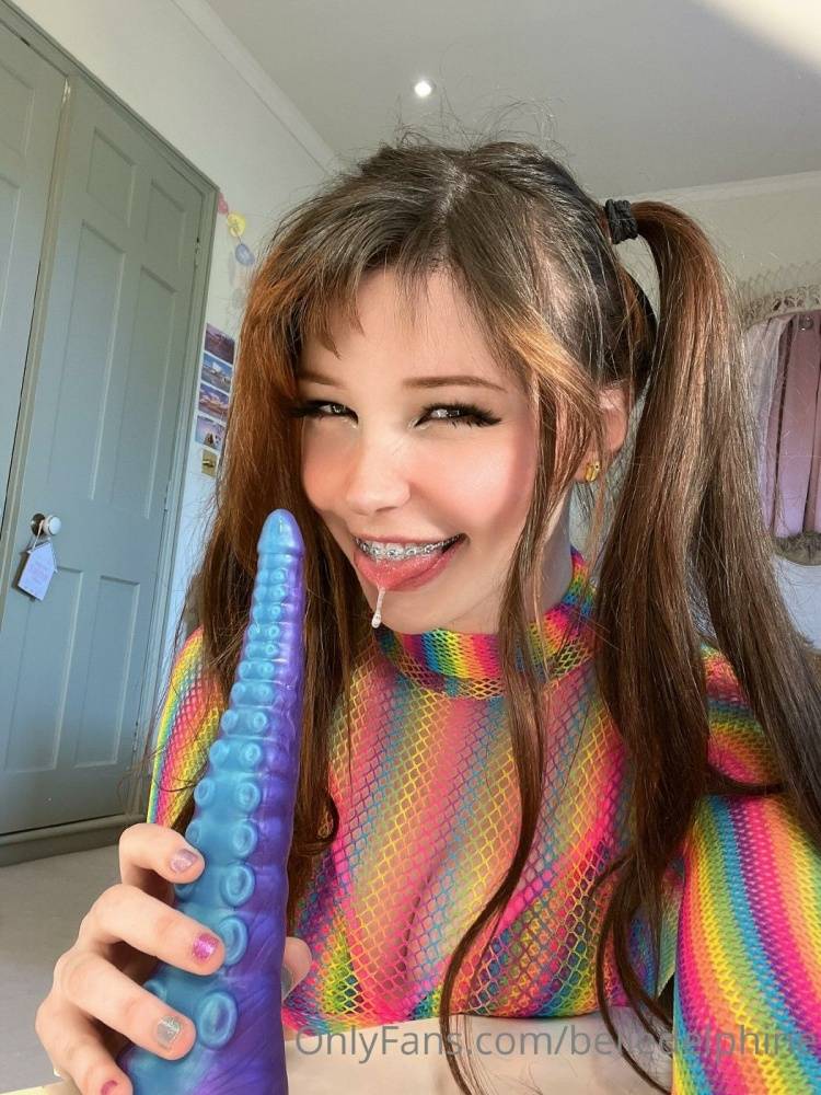 Belle Delphine Tentacle Dildo Blowjob Onlyfans Set Leaked - #30