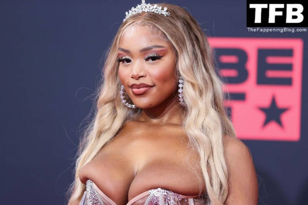 Jourdin Pauline Shows Off Her Sexy Boobs at the 2022 BET Awards in LA - #5