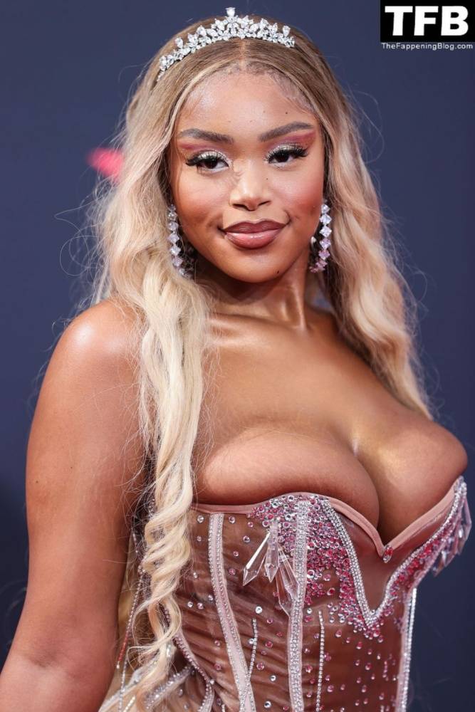 Jourdin Pauline Shows Off Her Sexy Boobs at the 2022 BET Awards in LA - #12