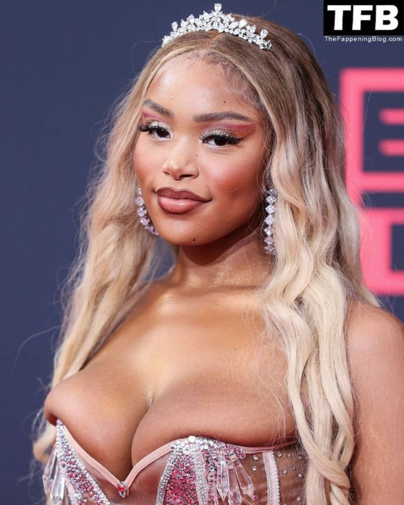 Jourdin Pauline Shows Off Her Sexy Boobs at the 2022 BET Awards in LA - #3
