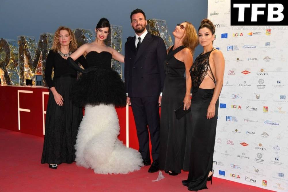 Eva Longoria Looks Hot in a See-Through Dress at the Taormina Film Fest in Taormina - #22