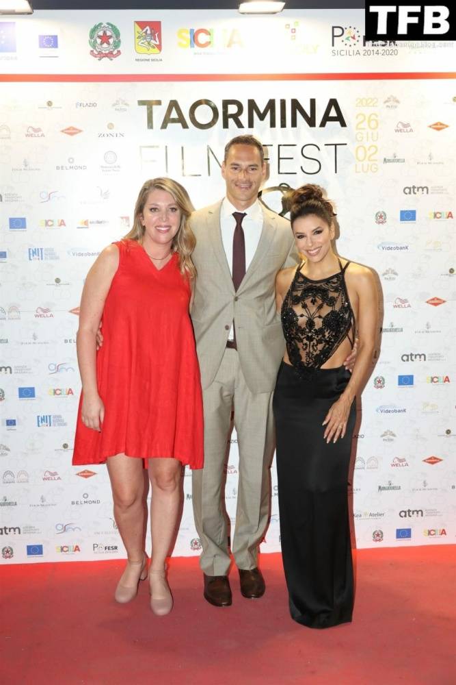 Eva Longoria Looks Hot in a See-Through Dress at the Taormina Film Fest in Taormina - #21