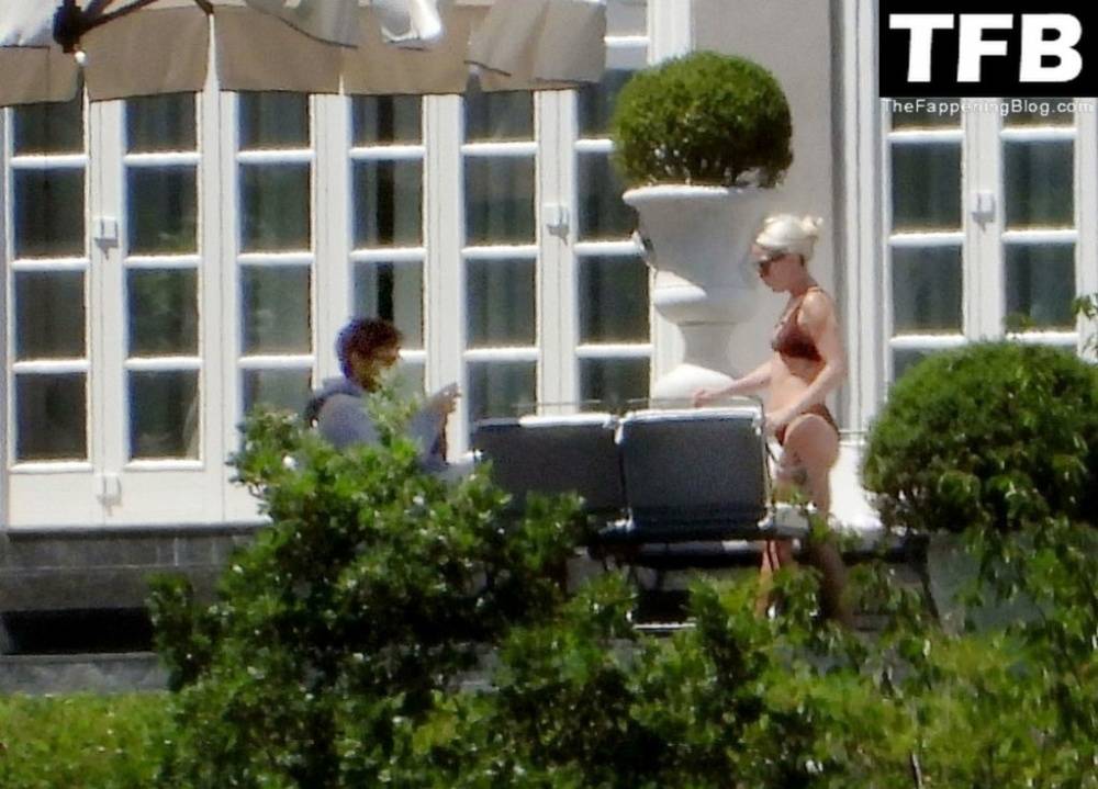 Lady Gaga Shows Off Her Bikini Body on Villa Bonomi - #23