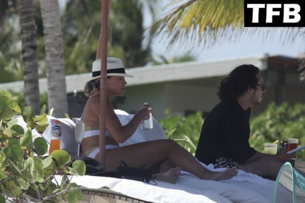 Teddi Mellencamp Looks Sexy in a White Bikini as She Hits the Beach in Mexico - #25
