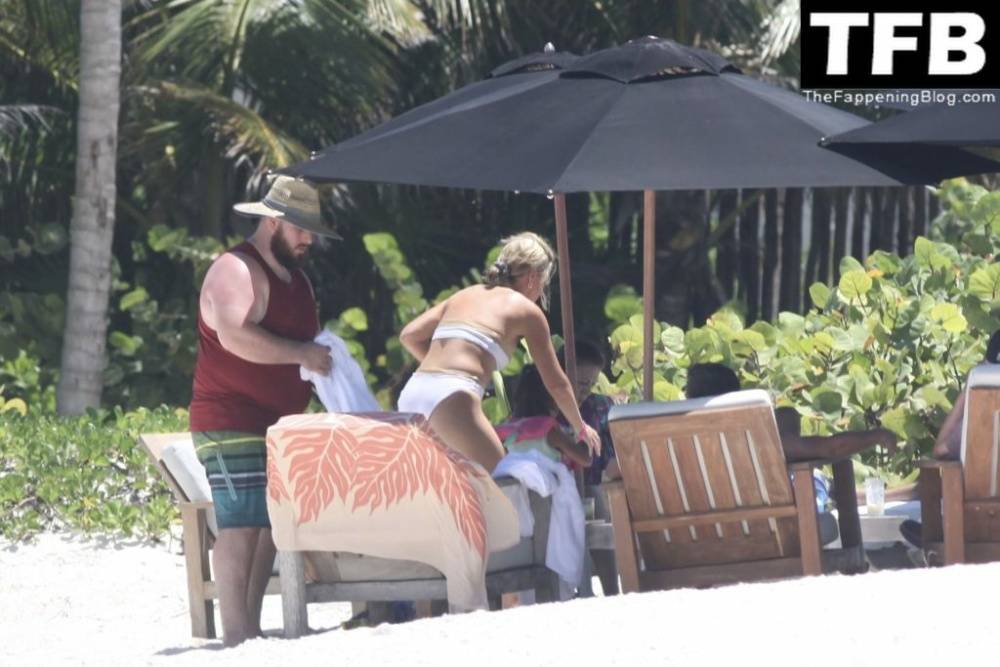 Teddi Mellencamp Looks Sexy in a White Bikini as She Hits the Beach in Mexico - #28