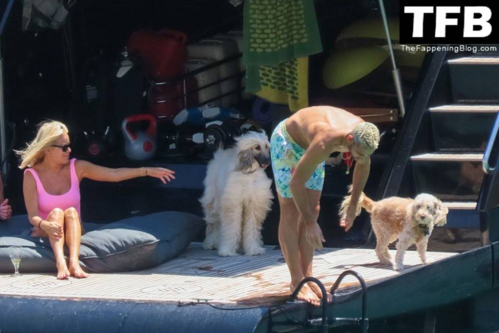 Caroline Stanbury Flaunts Her Body in a Pink Bikini on the Yacht in Greece - #26