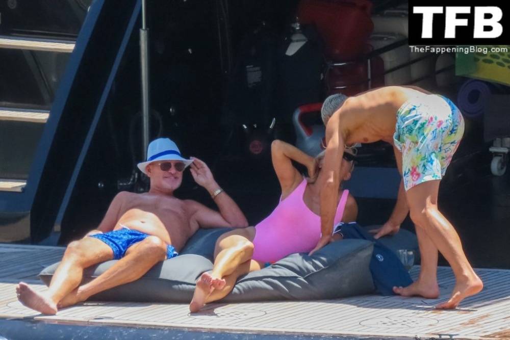 Caroline Stanbury Flaunts Her Body in a Pink Bikini on the Yacht in Greece - #28