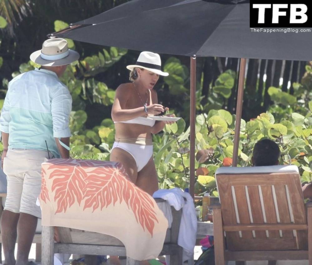 Teddi Mellencamp Looks Sexy in a White Bikini as She Hits the Beach in Mexico - #24
