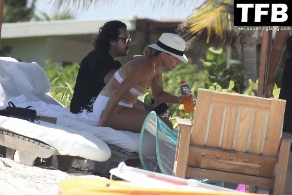 Teddi Mellencamp Looks Sexy in a White Bikini as She Hits the Beach in Mexico - #27