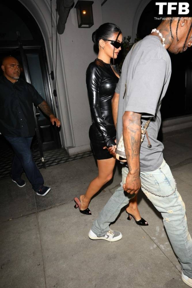 Kylie Jenner & Travis Scott Dine Out with James Harden at Celeb Hotspot Crag 19s in WeHo - #26